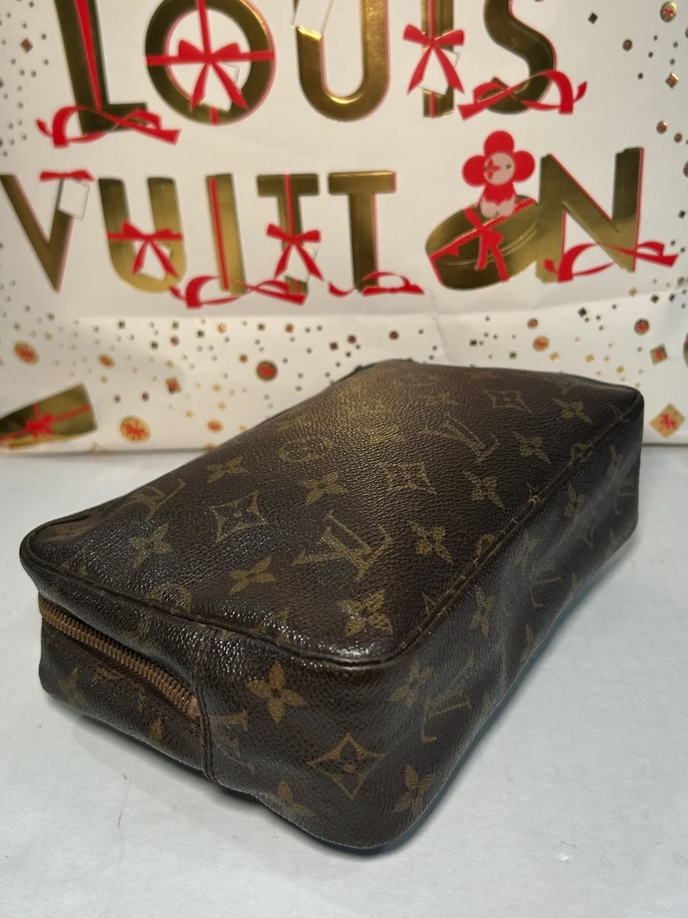 Auth Louis Vuttion Monogram Vanity pouch